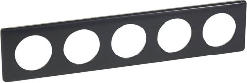 Рамка универсальная Legrand Celiane 5-м. металл карбон  картинка